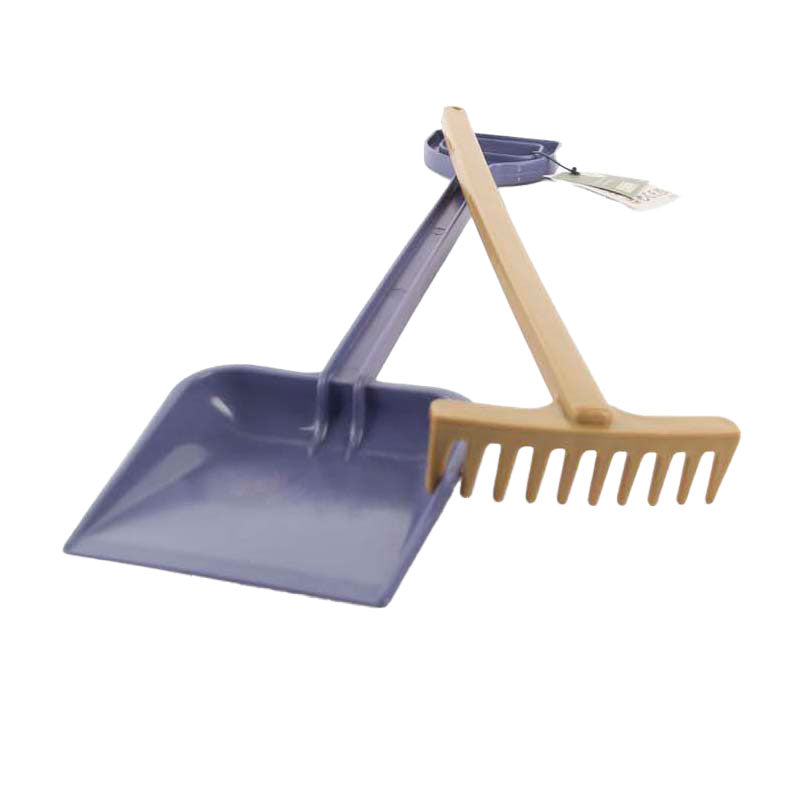 Dantoy schep 50cm, hark 42cm