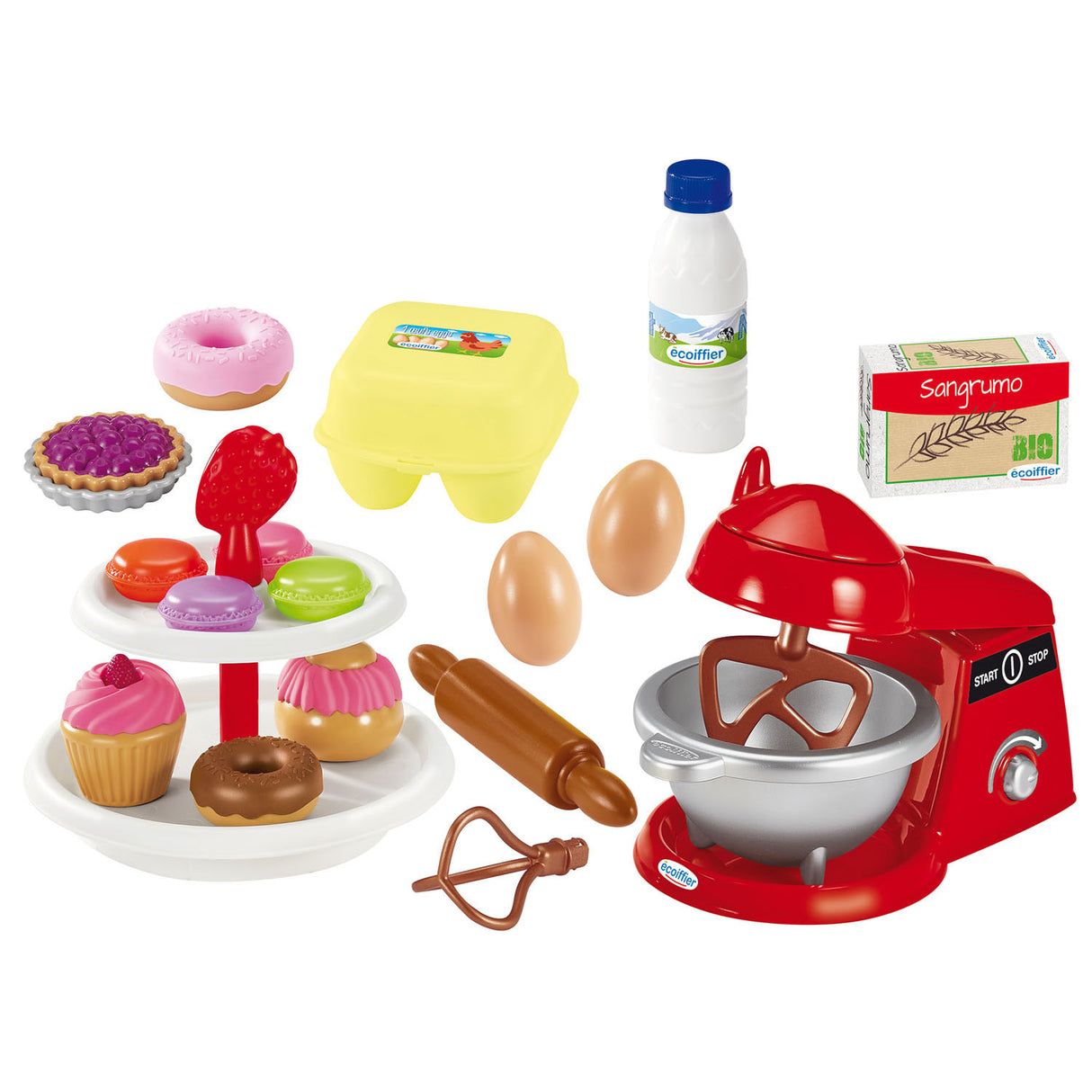 Ecoiffier 100% patisserie set, 21dlg.