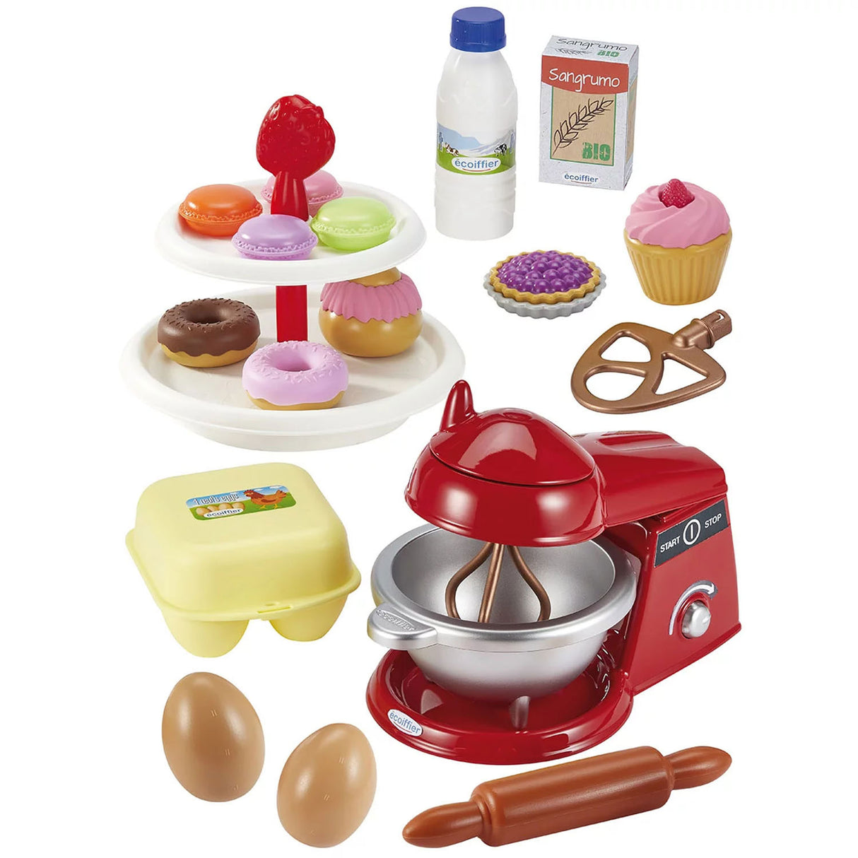 Ecoiffier 100% patisserie set, 21dlg.