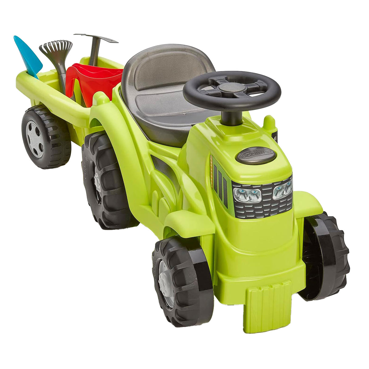 Ecoiffier tractor met aanhanger