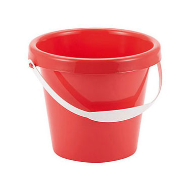 Ecoiffier emmer kleur met rand, 19cm