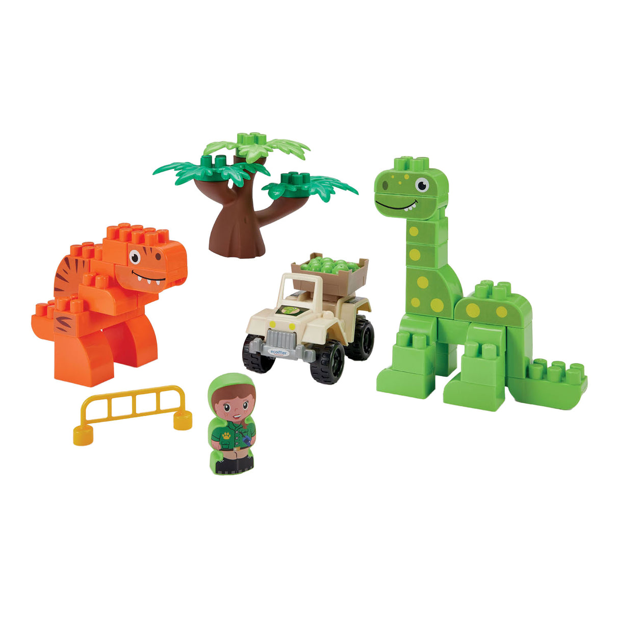 Ecoiffier abrick dino park speelset