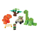 Ecoiffier abrick dino park speelset