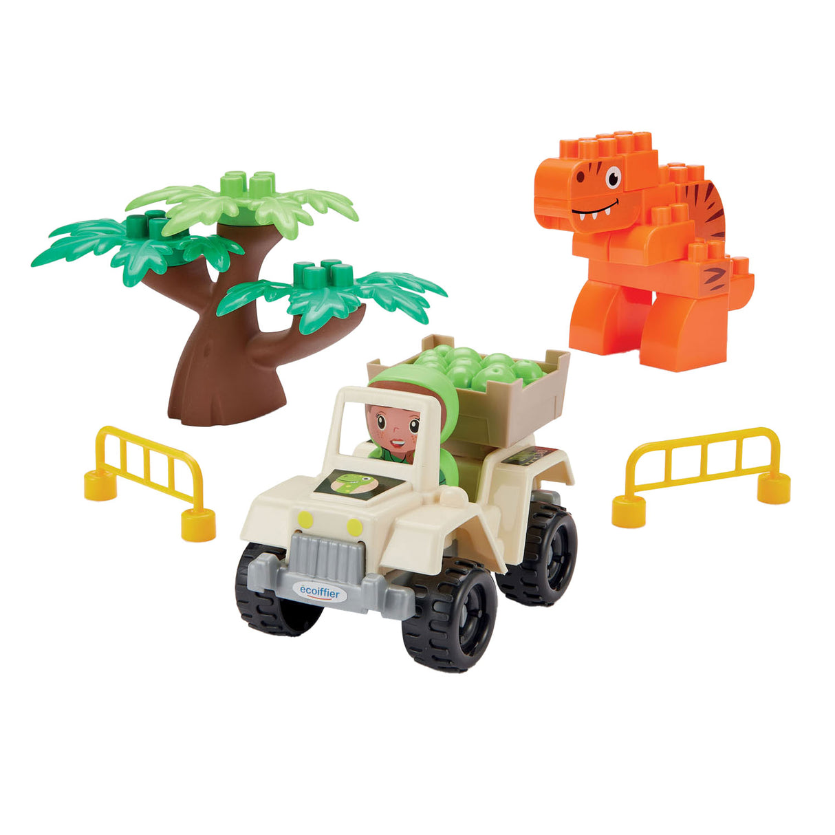 Ecoiffier abrick dino park speelset