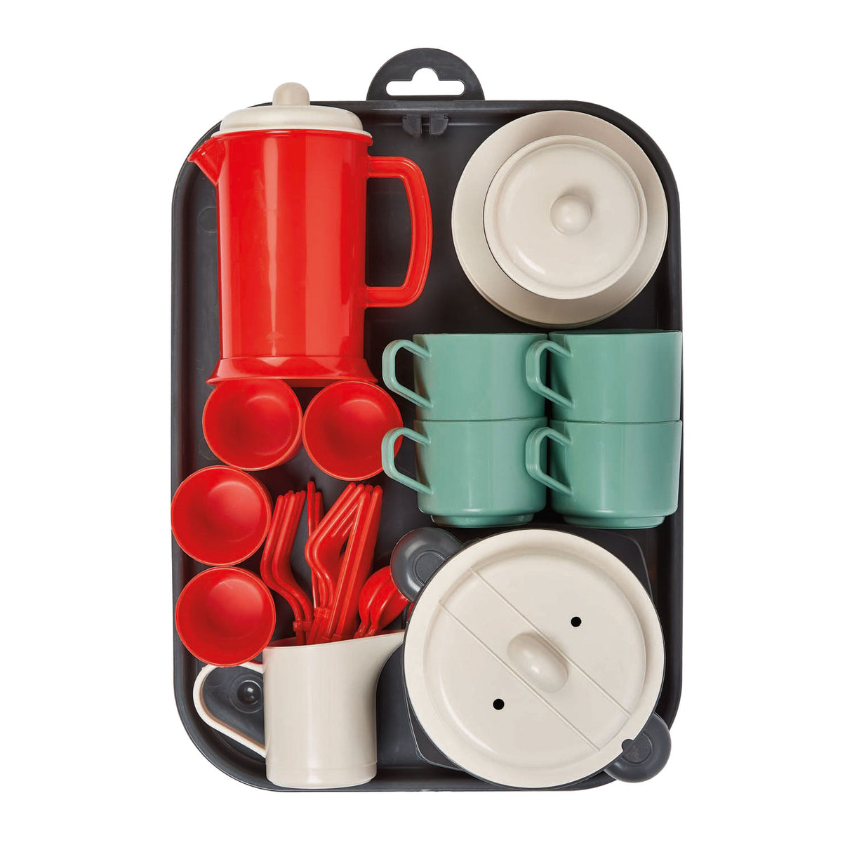 Pic ecoiffier 100% chef theeservies op dienblad speelset, 35dlg.