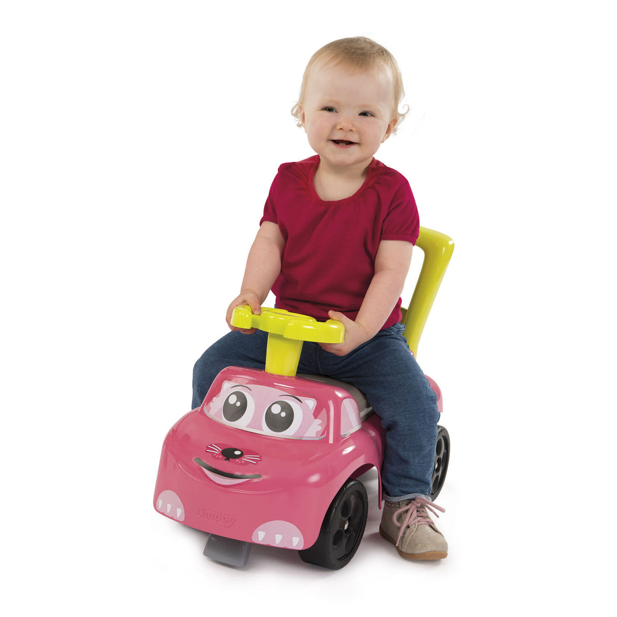 Smoby auto roze