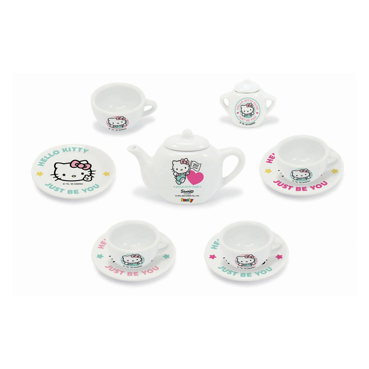 Smoby Hello Kitty Porseleinen Theeset 12dlg.