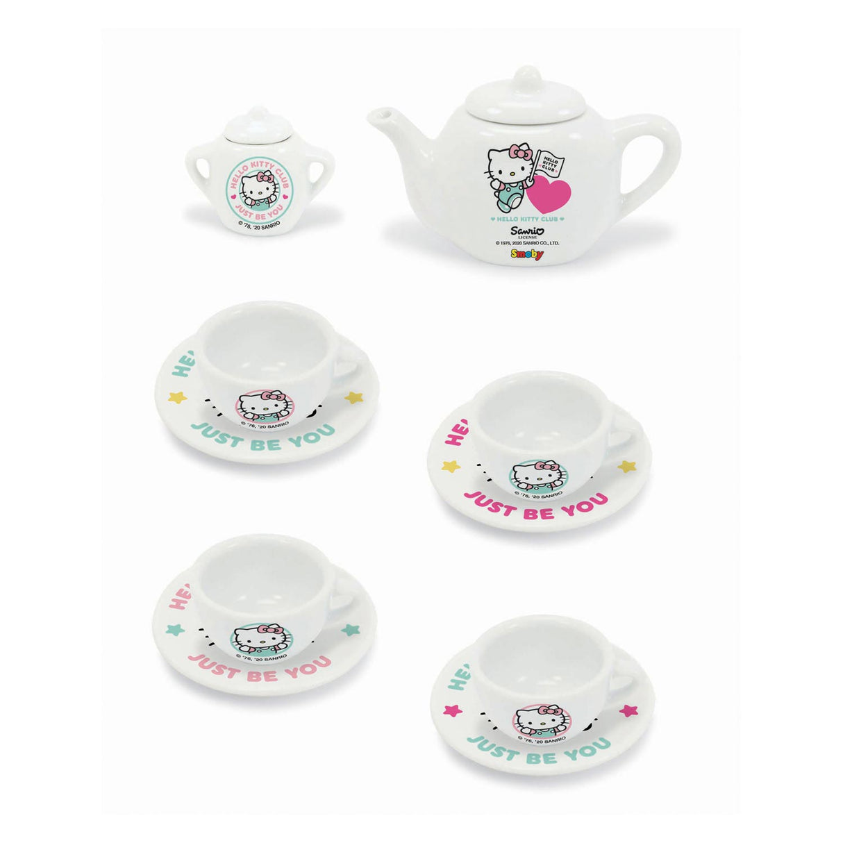 Smoby Hello Kitty Porseleinen Theeset 12dlg.