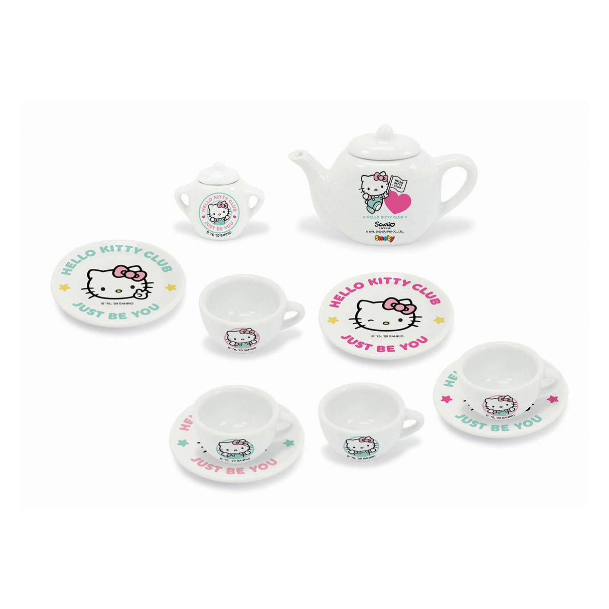 Smoby Hello Kitty Porseleinen Theeset 12dlg.