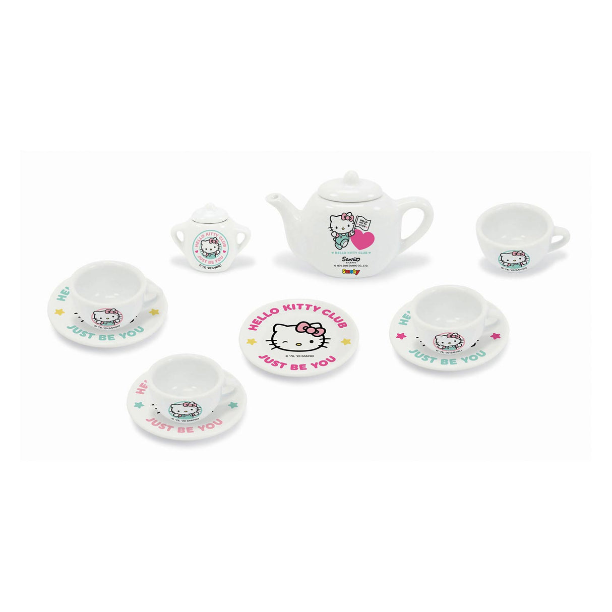 Smoby Hello Kitty Porseleinen Theeset 12dlg.