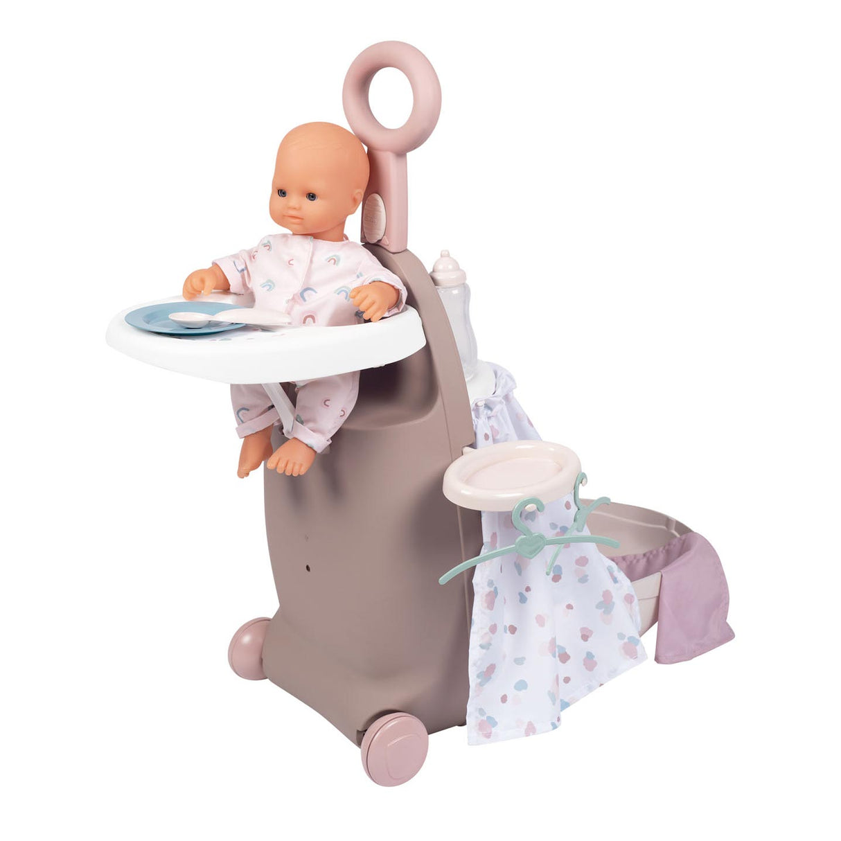 Smoby - Baby Nurse Verzorgingstrolley 3in1