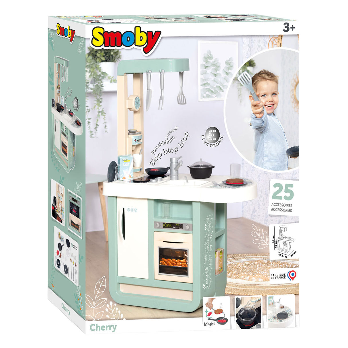 Smoby Cherry Keuken 25dlg.
