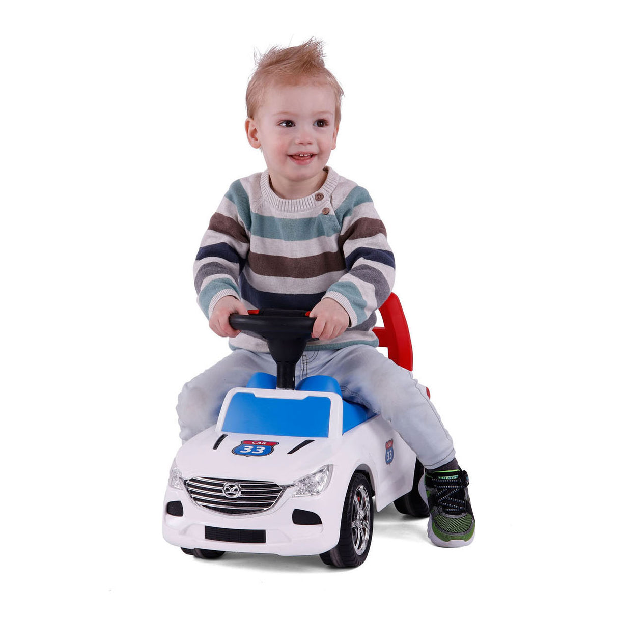 Cavallino trendy loopauto wit