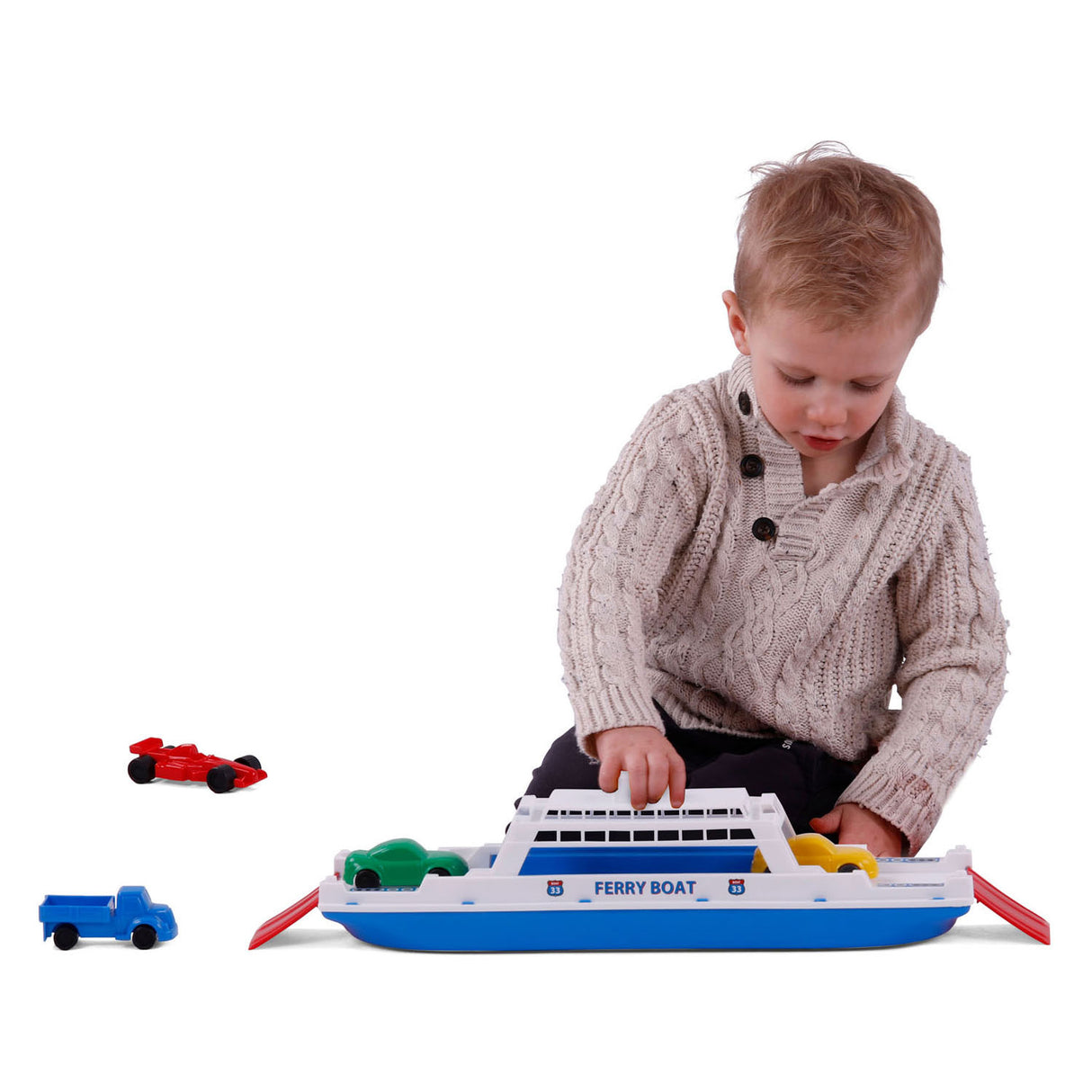 Cavallino veerboot 45 cm + 4 voertuigen