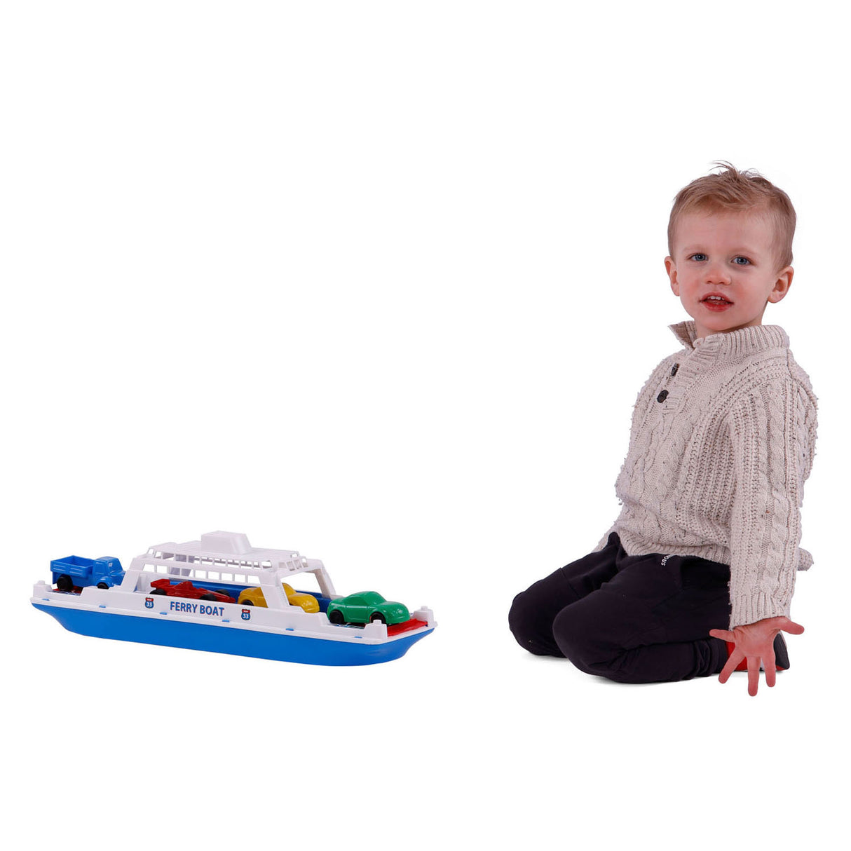 Cavallino veerboot 45 cm + 4 voertuigen