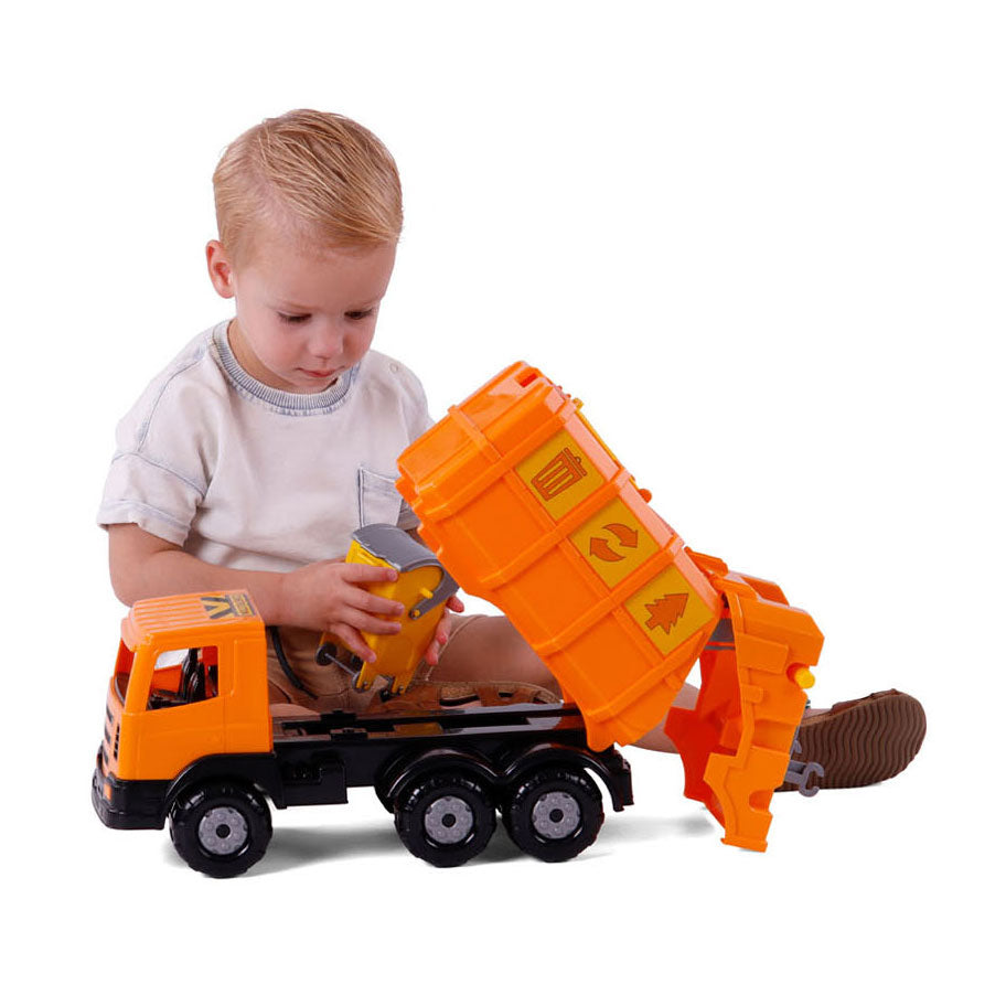 Cavallino xl vuilniswagen oranje, 42cm