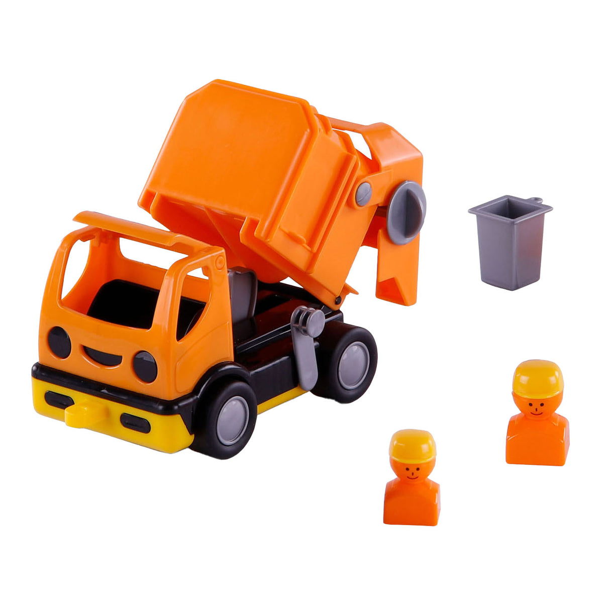 Cavallino mijn eerste vuilniswagen oranje, 19cm