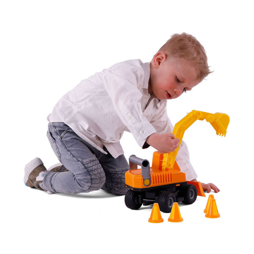 Cavallino grip graafmachine met rubberbanden, 29cm