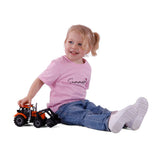 Cavallino tractor met lader geel, schaal 1:32