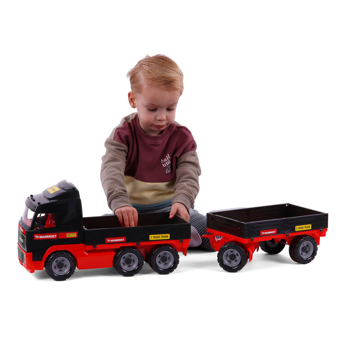 Cavallino mammoet vrachtwagen en aanhangwagen schaal 1:16