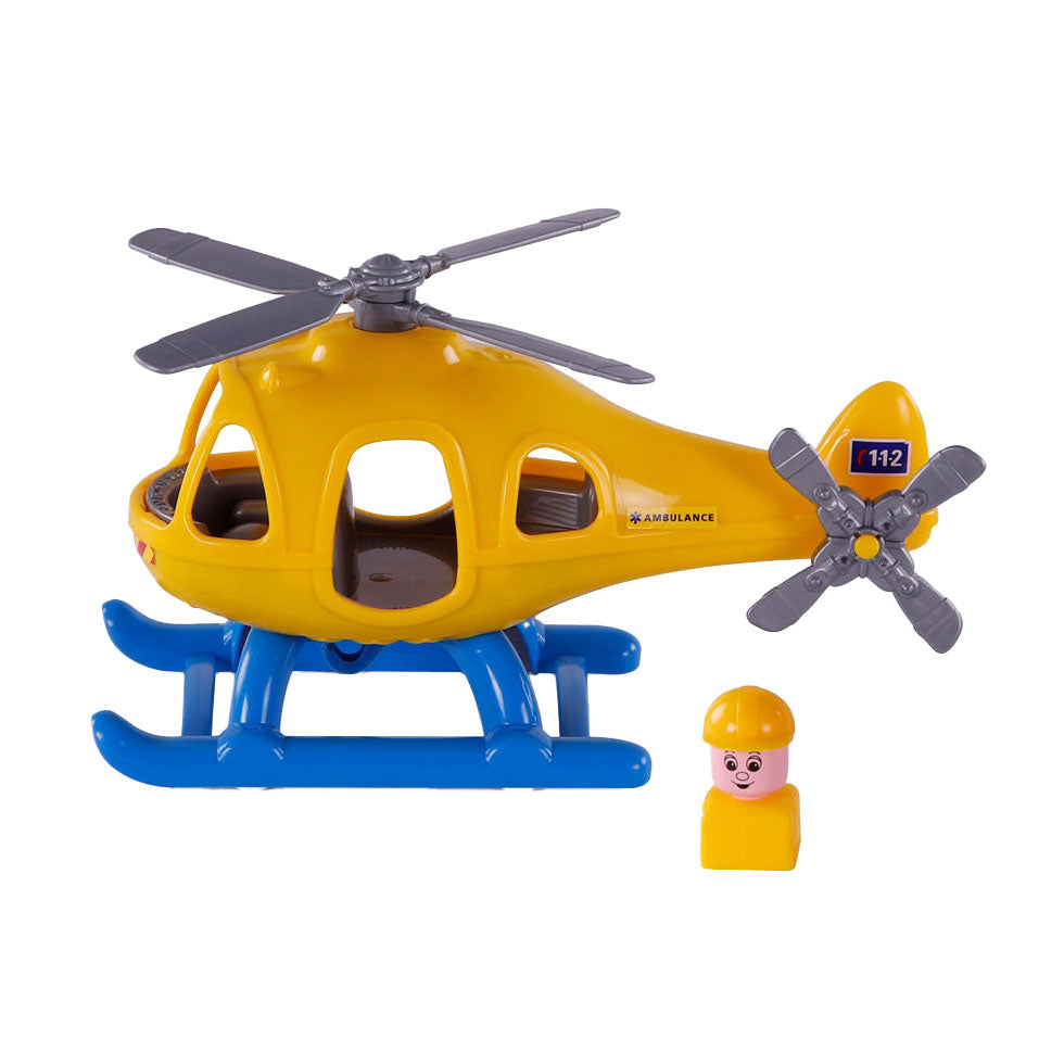 Cavallino ambulance helikopter met speelfiguur, 29,5cm