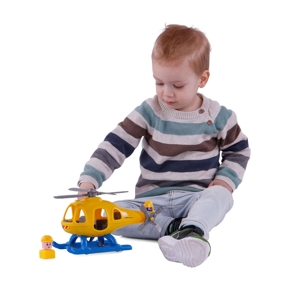 Cavallino ambulance helikopter met speelfiguur, 29,5cm