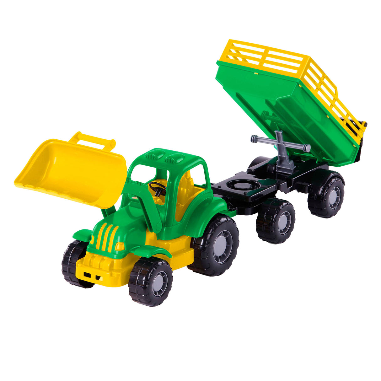 Cavallino klassieke tractor met kiep aanhangwagen, 66cm