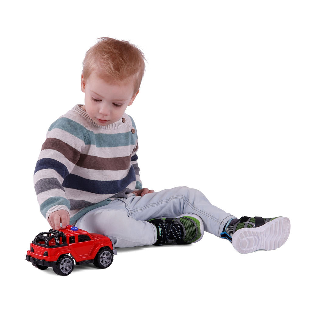 Cavallino trendy jeep rood, 22cm