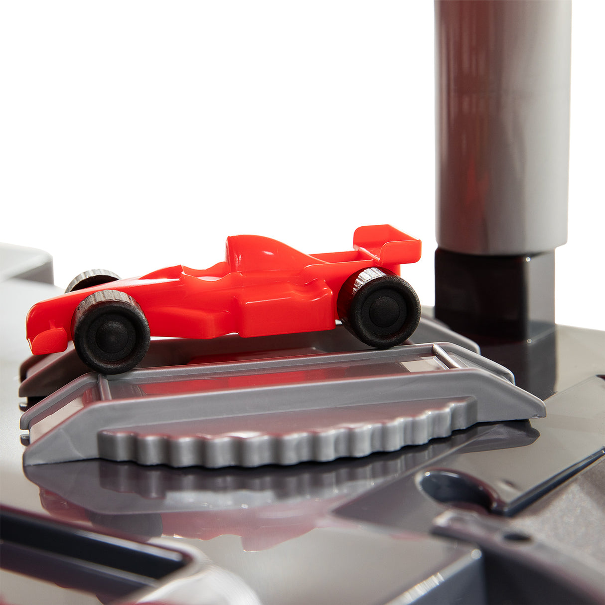 Cavallino racing parkeergarage rood met 4 verdiepingen en auto's speelset