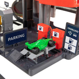 Cavallino racing parkeergarage met 4 verdiepingen en auto's speelset