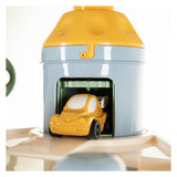 Cavallino garage toren met 7 verdiepingen en auto's pastelkleuren