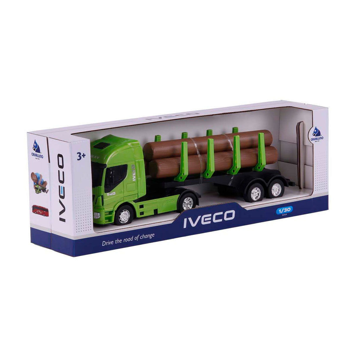 Cavallino iveco boomstam vrachtwagen schaal 1:30