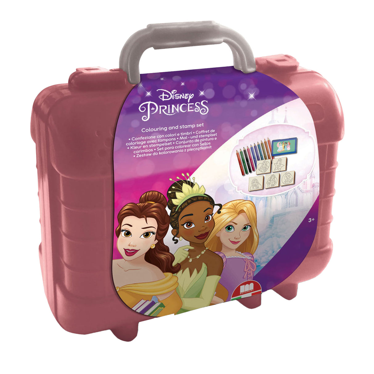 Multiprint disney prinses reis stempel- en kleurkoffer