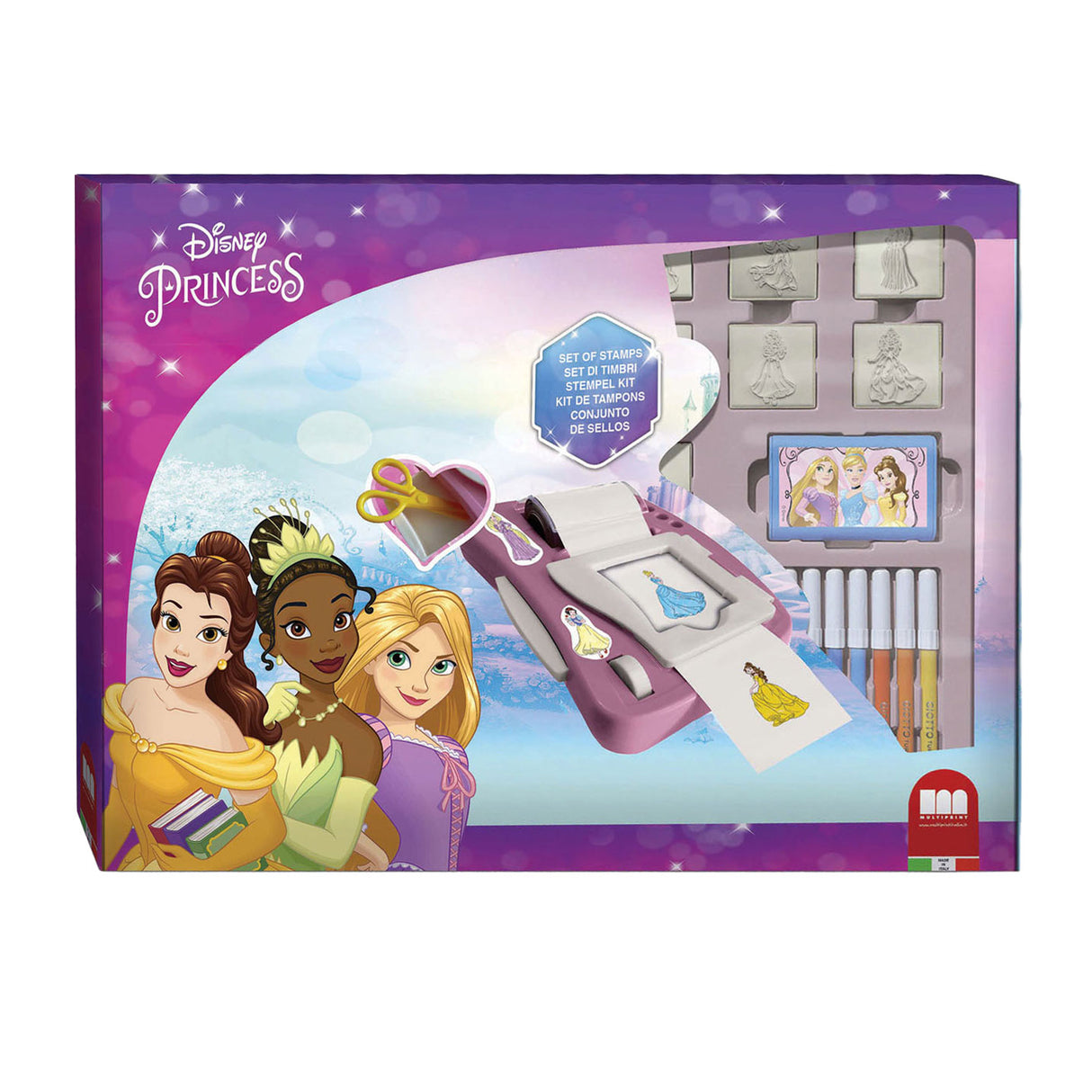 Multiprint disney prinses stickermachine set