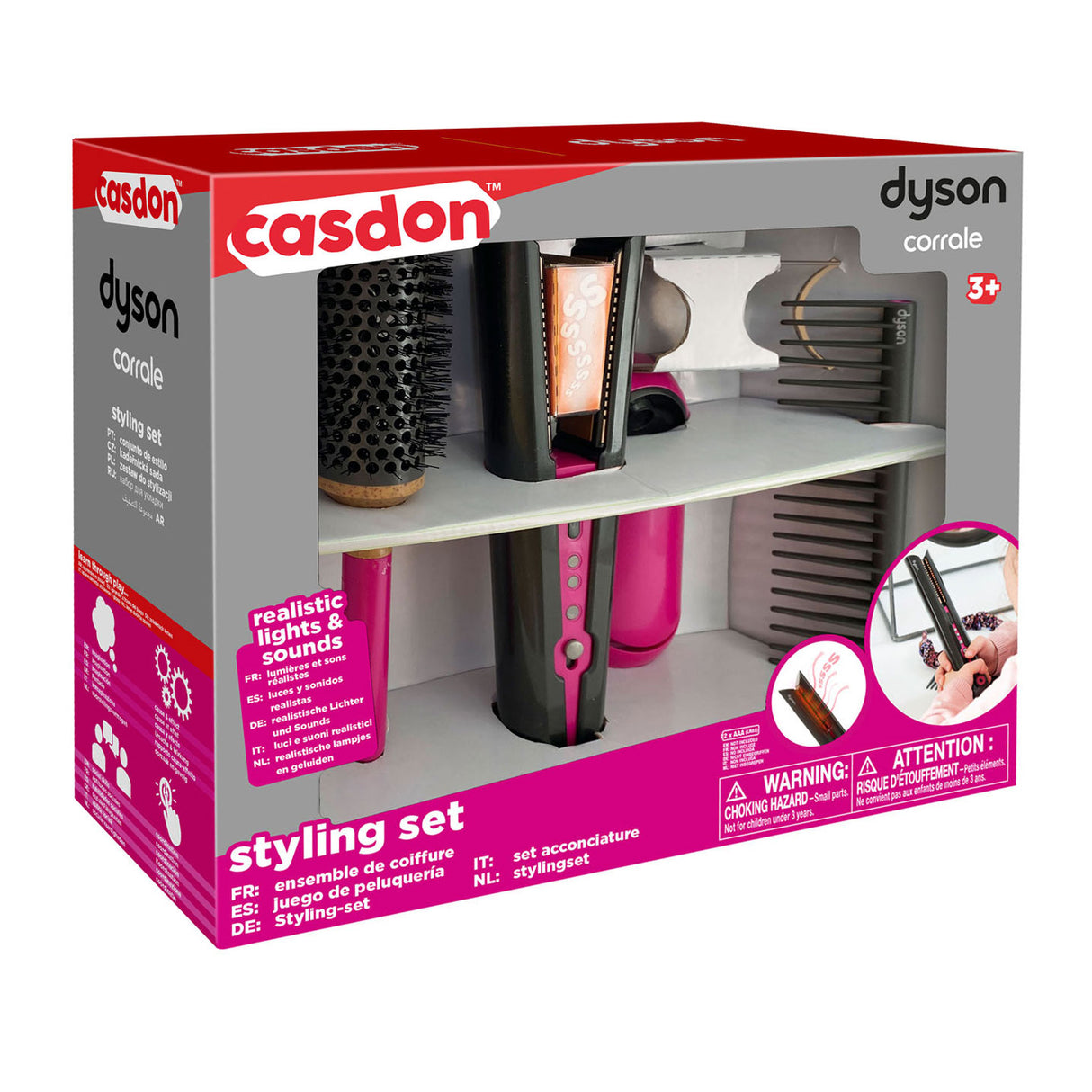 Casdon dyson corrale speelgoed styling set