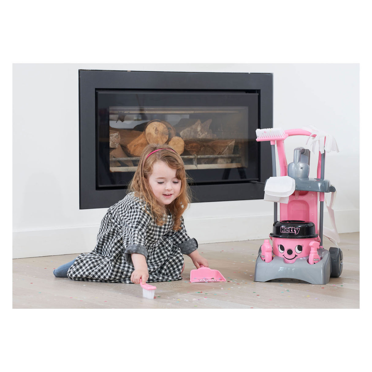 Casdon schoonmaak trolley hetty deluxe speelset