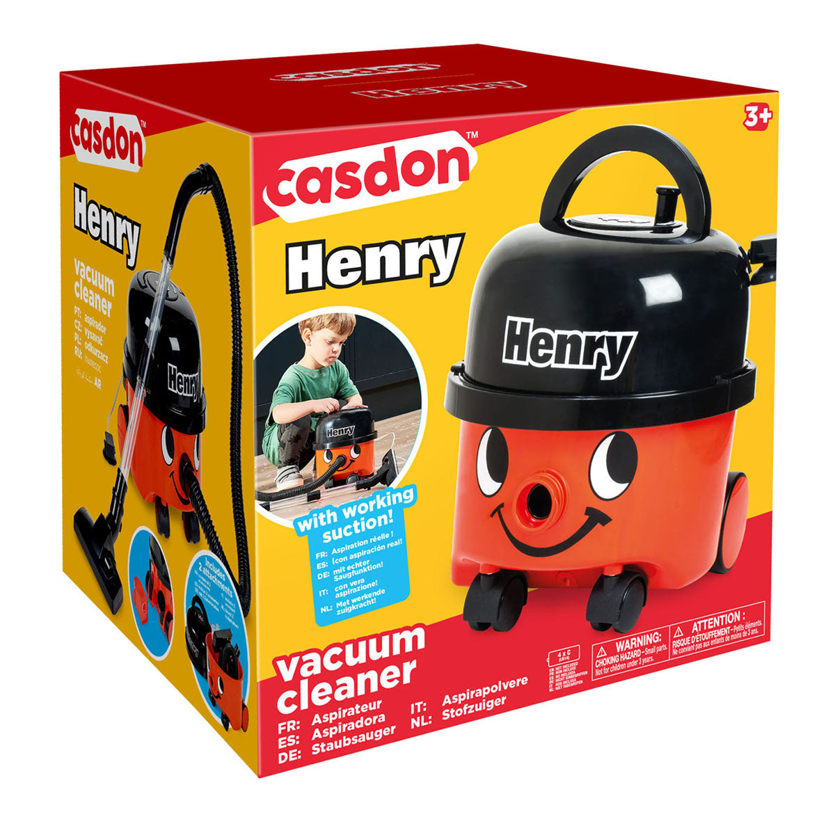 Casdon henry speelgoed stofzuiger