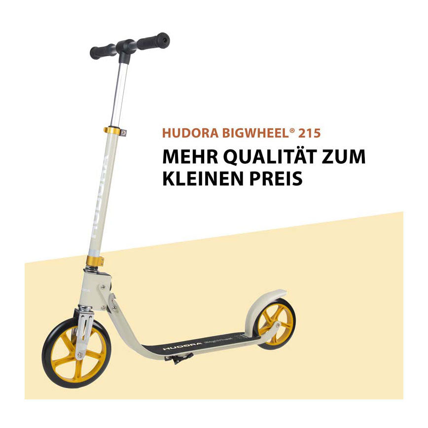 Hudora big wheel step 215 scooter - sand