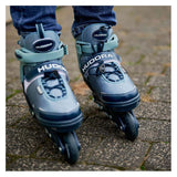 Hudora skeelers leon 2.0 ocean blauw, maat 33-36