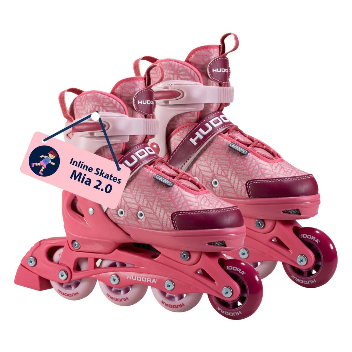 Hudora inline skeelers mia 2.0 pixie, maat 37-40