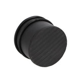 Svenska living deurstopper ø9x7,5cm mat zwart