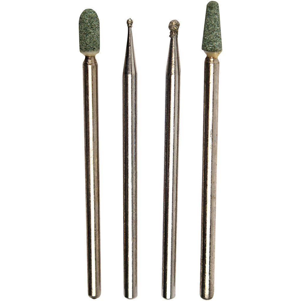 Proxxon graveerstiften diamant set, afm 1,0-5 mm, 4 stuk 1 set