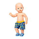 Heless poppen zwembroek dino, 35-45 cm