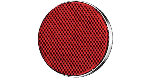 Hella reflector rear reflector 85mm red w.fastening screws