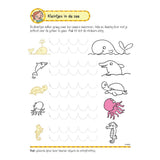 Deltas oefenboek met stickers - eerste schrijfspelletjes (5-6 jaar)