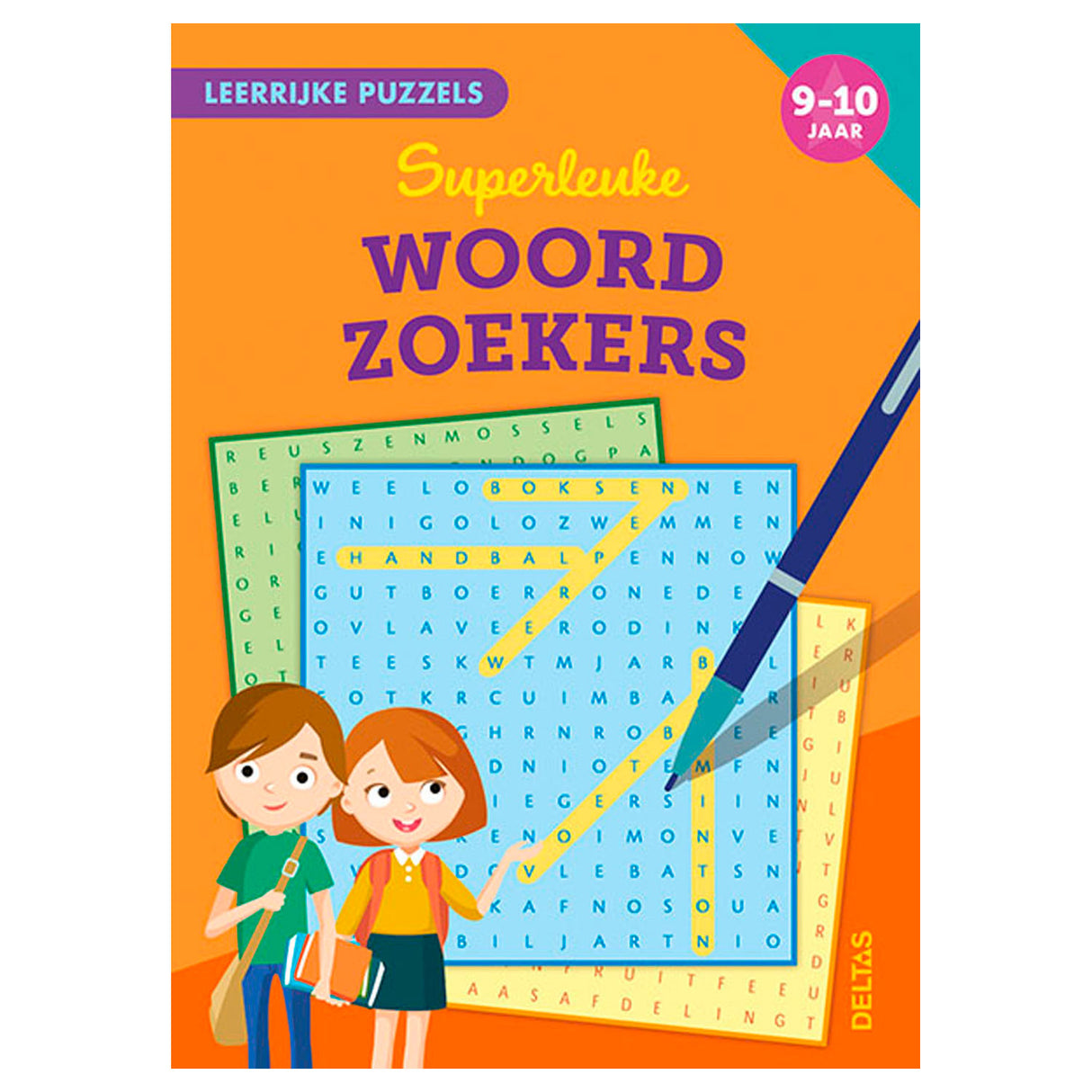 Deltas superleuke woordzoekers (9-10 jaar)