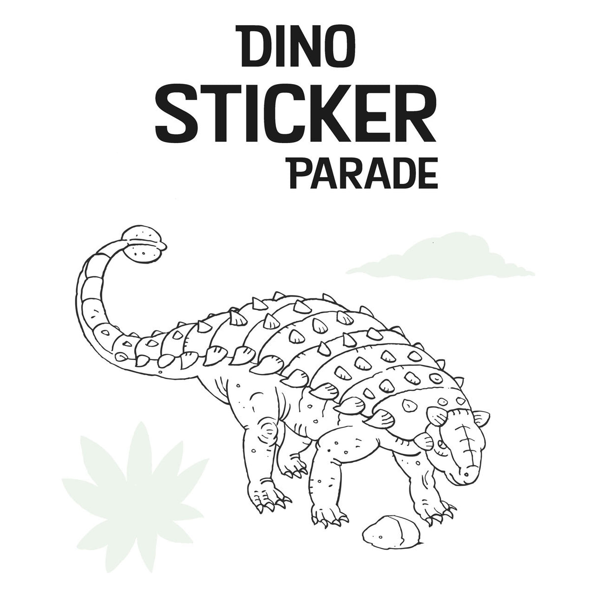 Deltas dino sticker parade