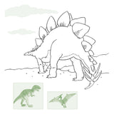Deltas dino sticker parade