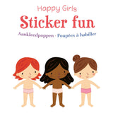 Deltas happy girls sticker fun - aankleedpoppen