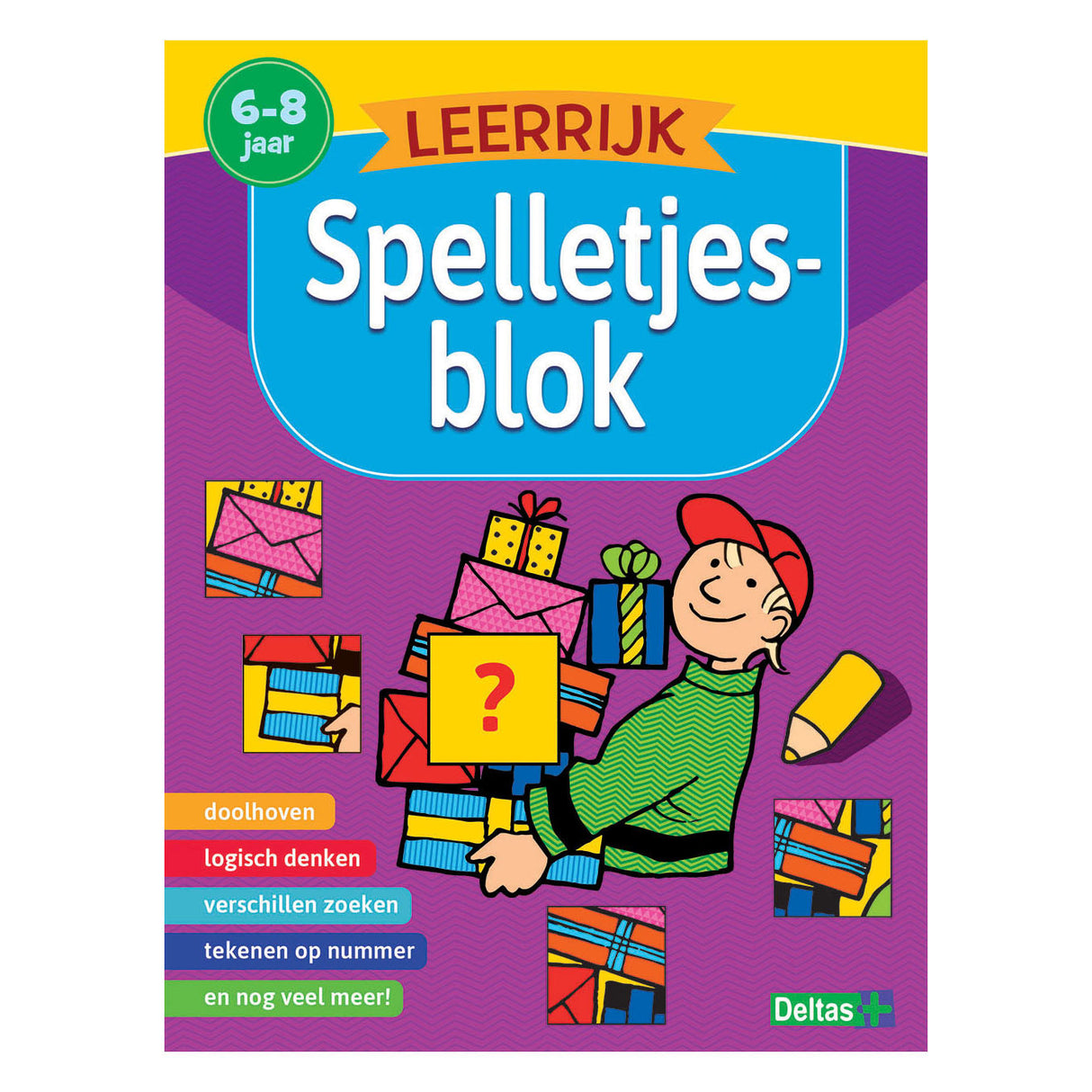 Deltas leerrijk spelletjesblok (6-8 j.)